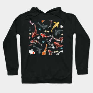 Koi and Dragonflies Hoodie